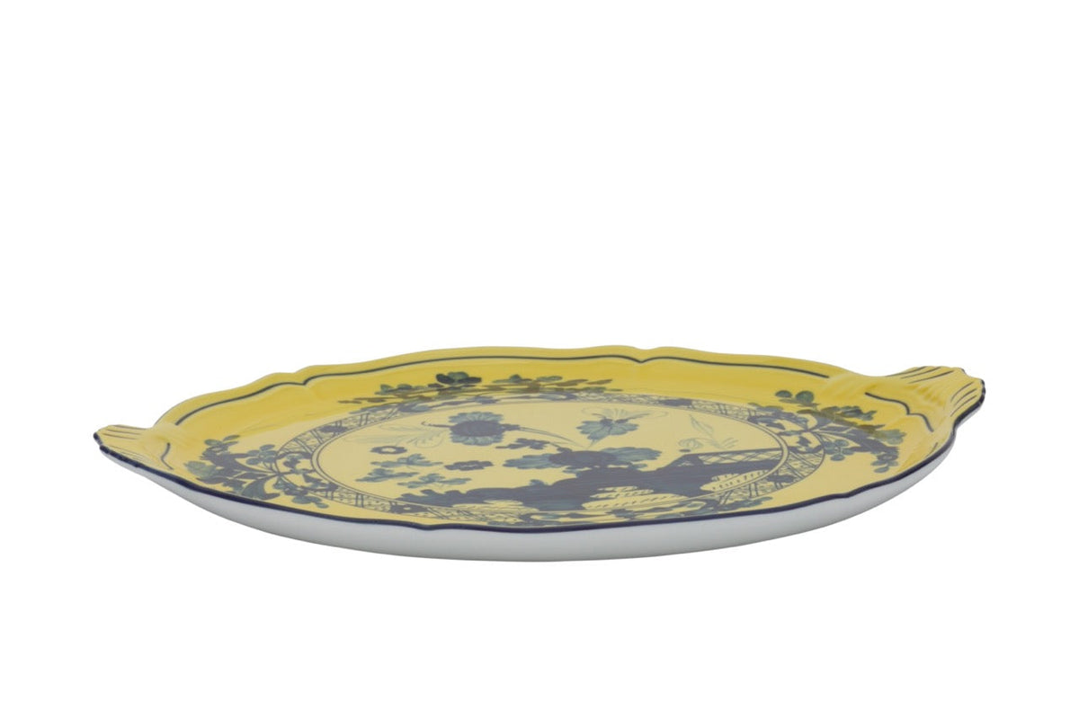 Ginori 1735 Oriente Italiano Round Cake Plate, Citrino