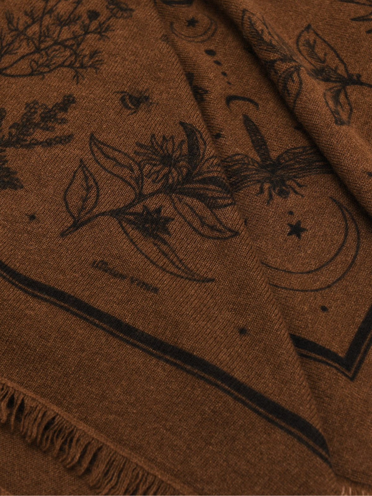 FREYA Gaia Cashmere Bandana - Mocha/Black