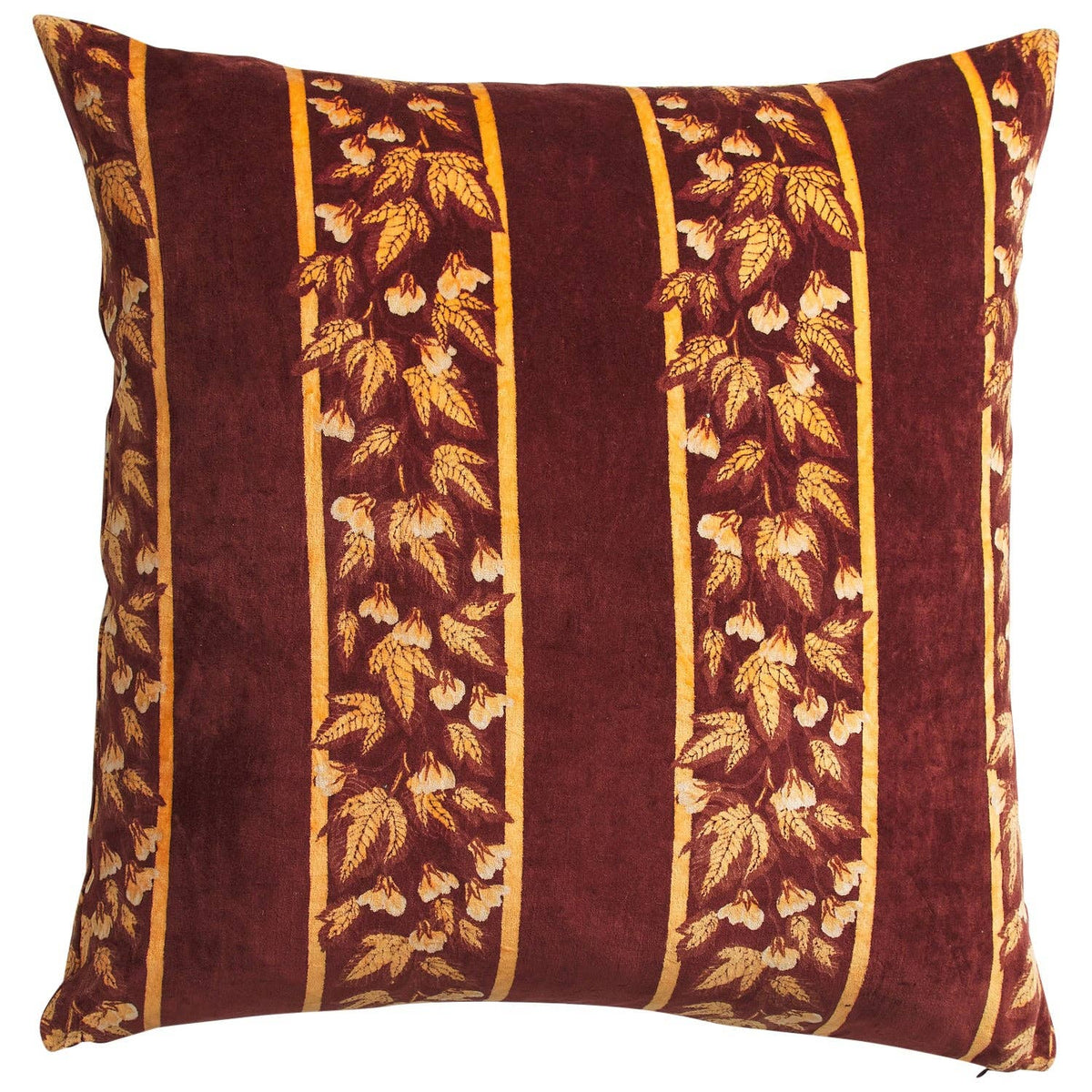 Agata Velvet Cushion - Rosewood: Feather Insert