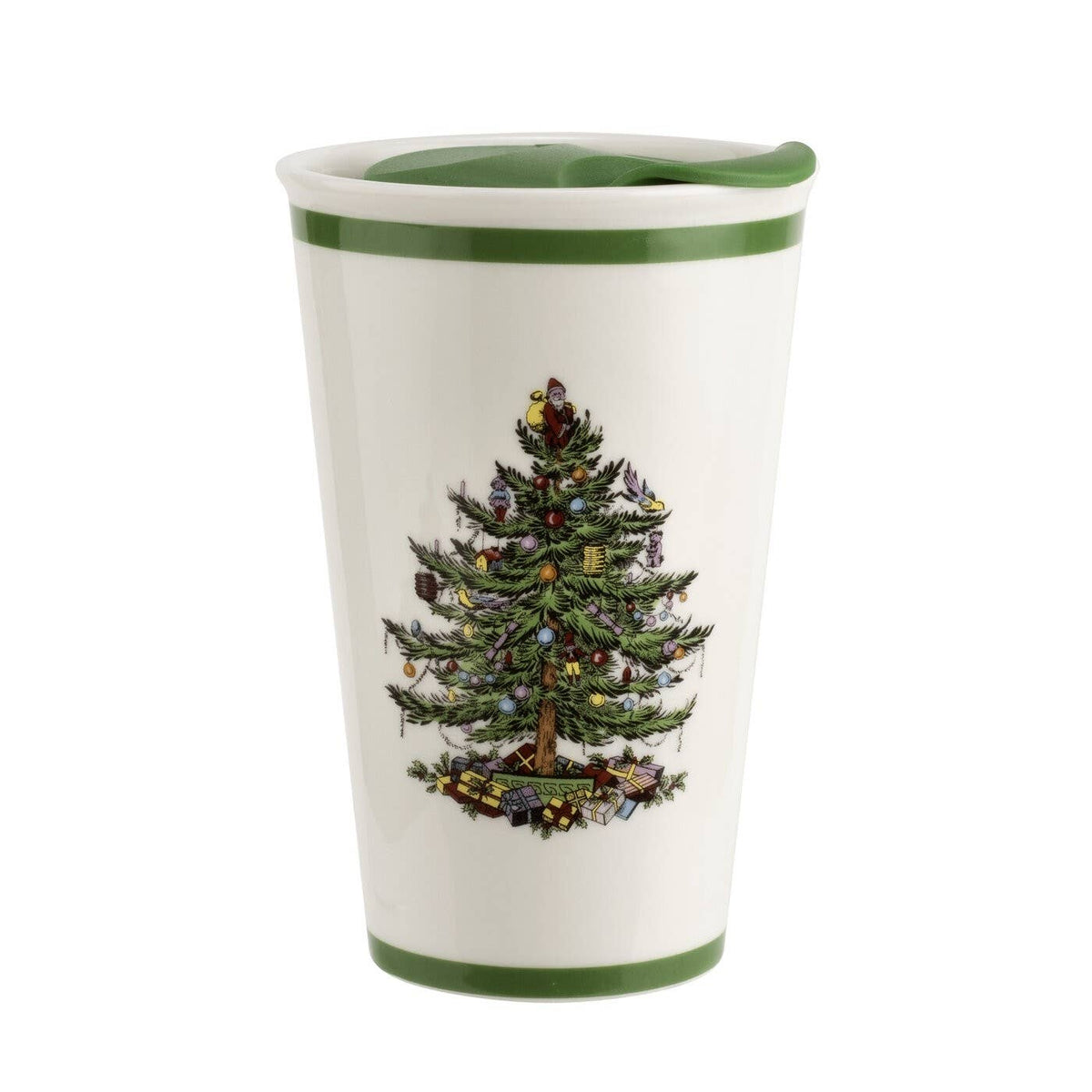 Spode Christmas Tree Travel Mug with Lid