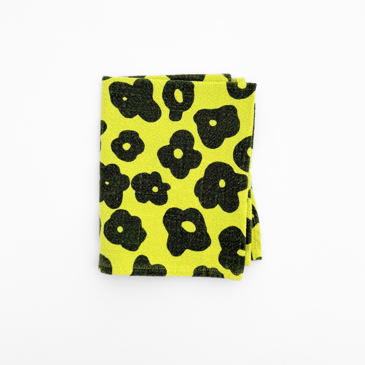Textured Tea Towel - Celeste - Grass - Super Lime