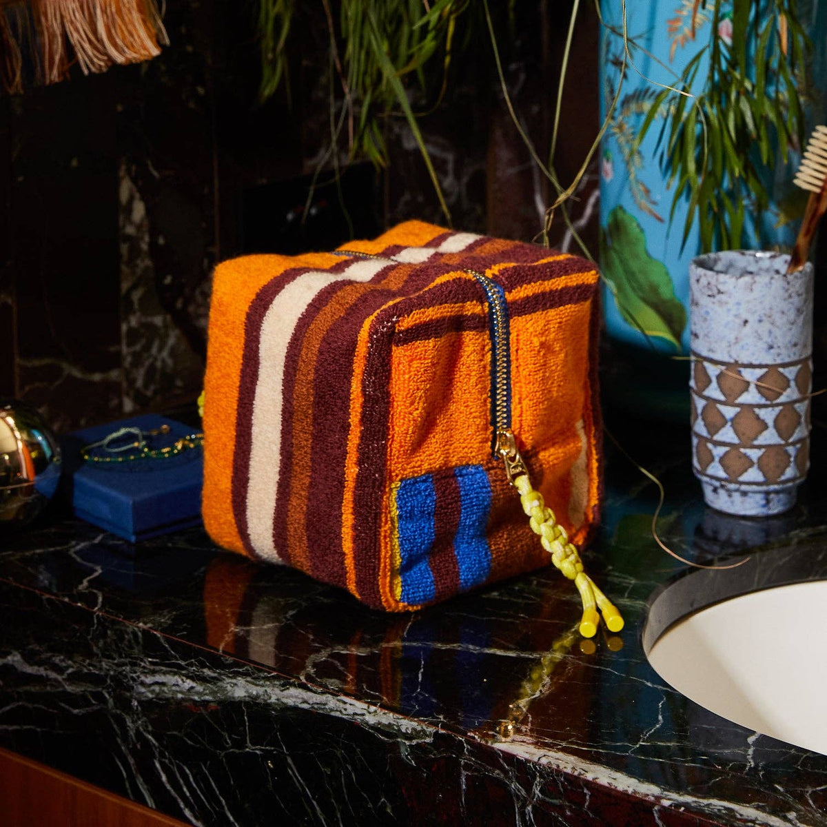 Nicolette Terry Pouch - Russet: Large