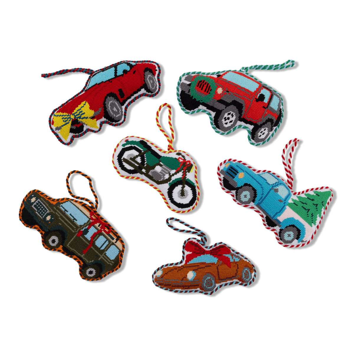 Needlepoint Icon Ornament - Defender