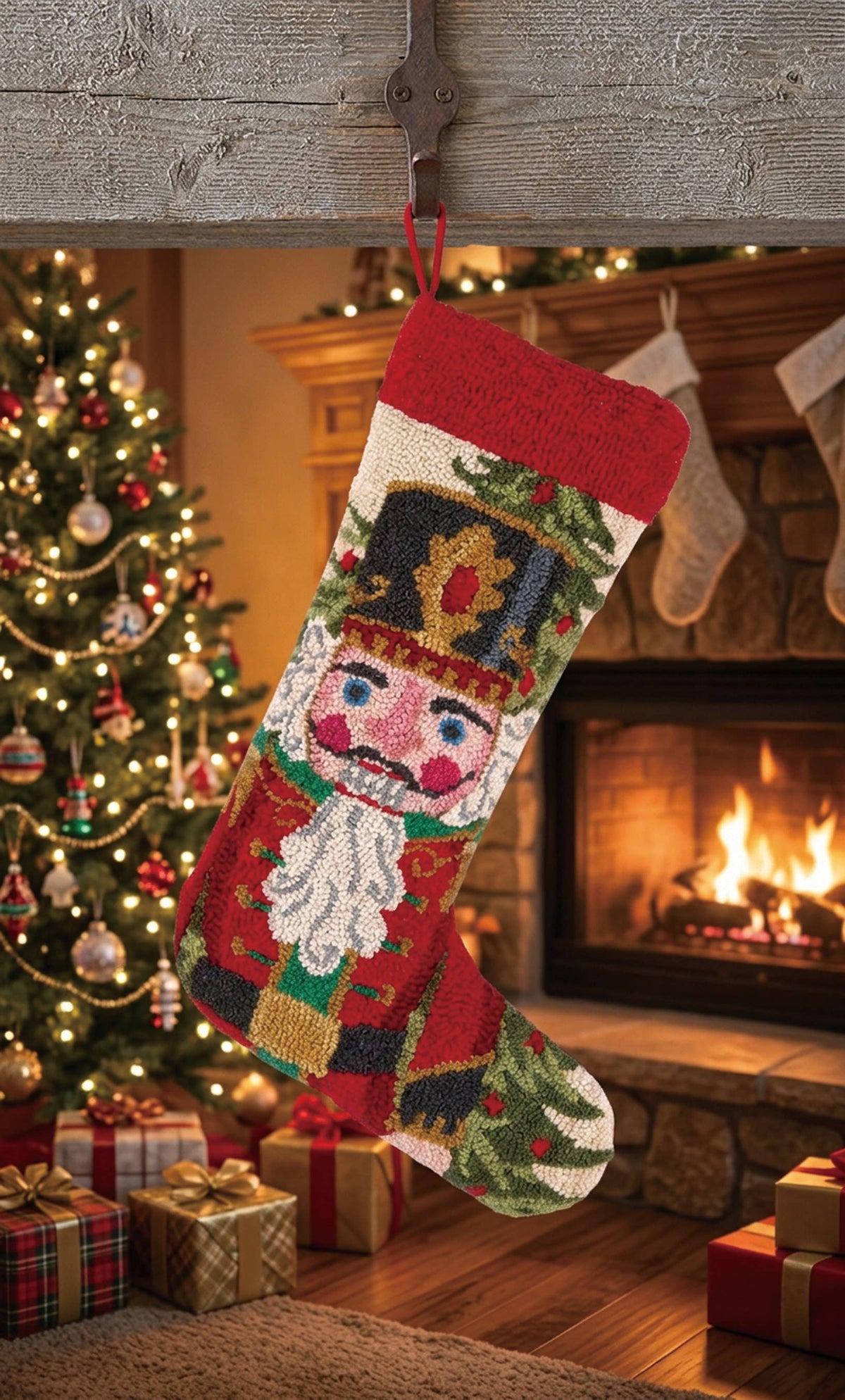 Nutcracker In Red Hook Stocking
