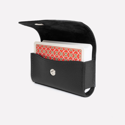 Single Deck Playing Cards Case - Black