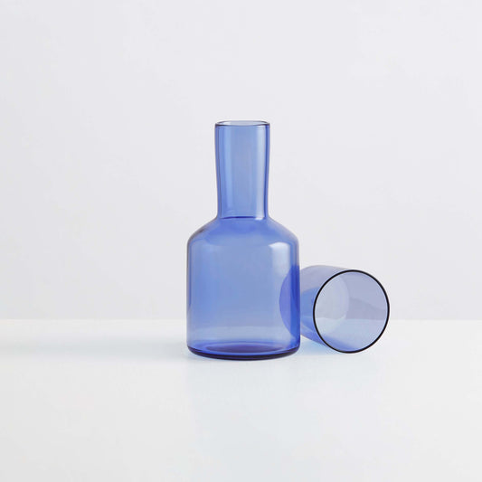 J'ai Soif Carafe & Glass - Azure