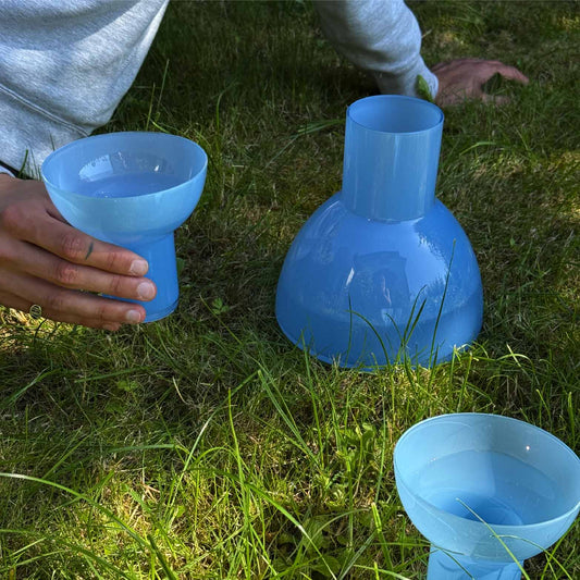 PLASH Carafe in Opal Light Blue