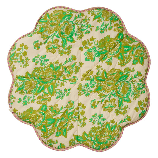 Hazel Play Mat - floral reverse side