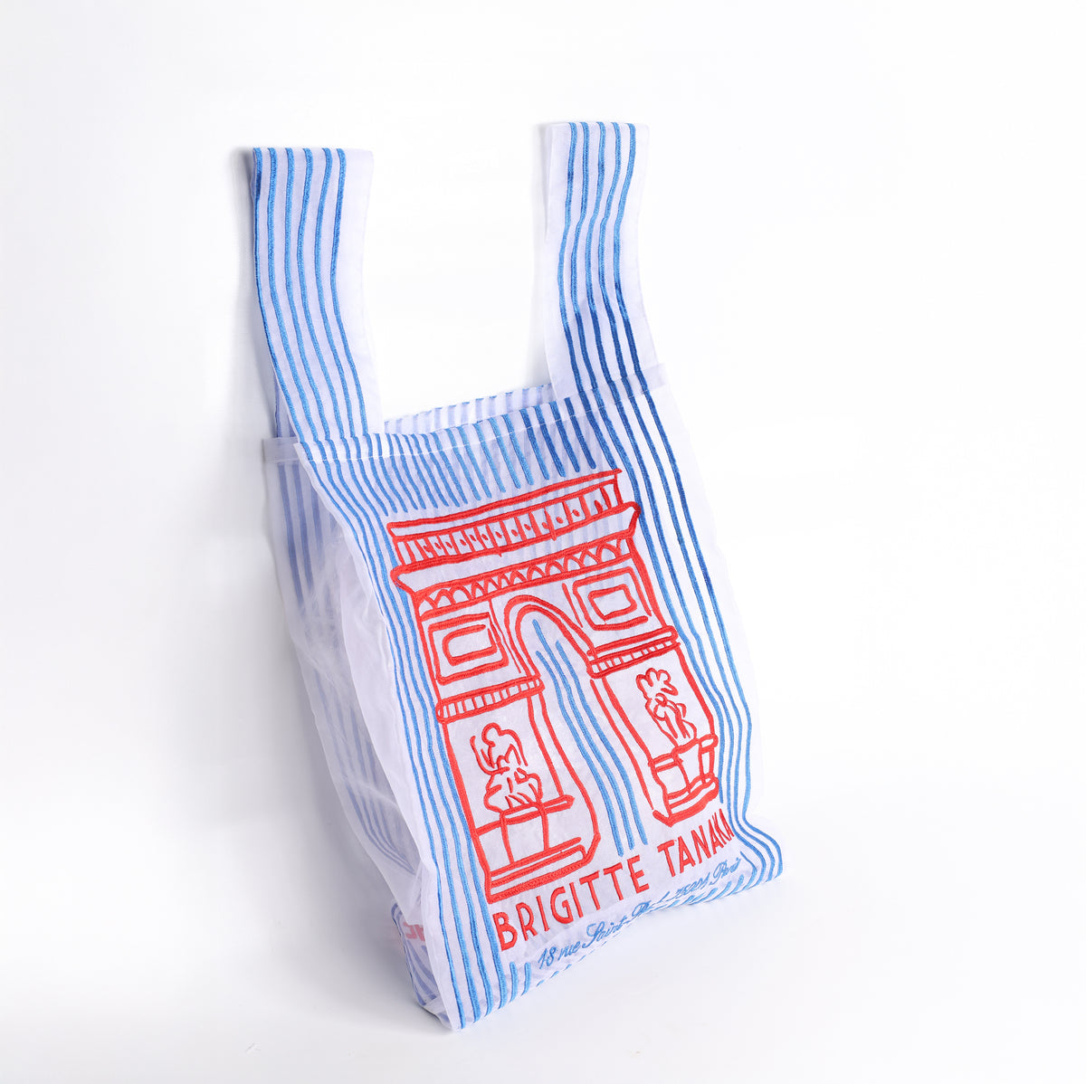 Arc de Triomphe organza bag styled