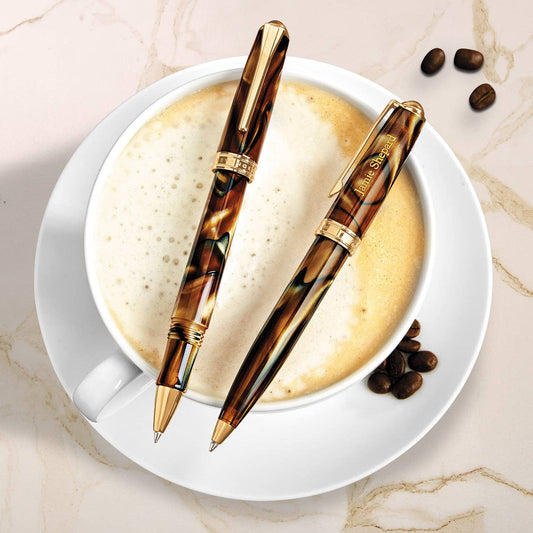 True Writer Classic Cafe Mocha Pen: Ballpoint