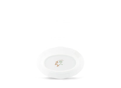 Ginori 1735 Oriente Italiano Oval Pickle Dish, Meringa