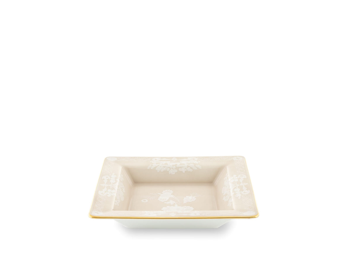 Ginori 1735 Oriente Italiano Small Square Change Tray, Meringa