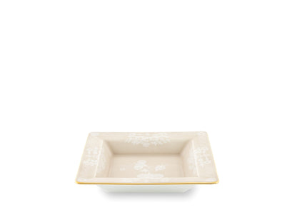 Ginori 1735 Oriente Italiano Small Square Change Tray, Meringa