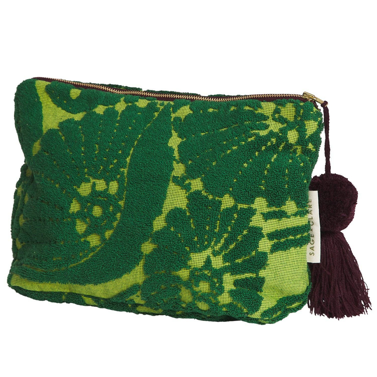 Lucia Terry Pouch - Kelp: Small