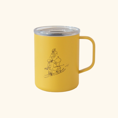 Downhill Duo Mug: 12 oz
