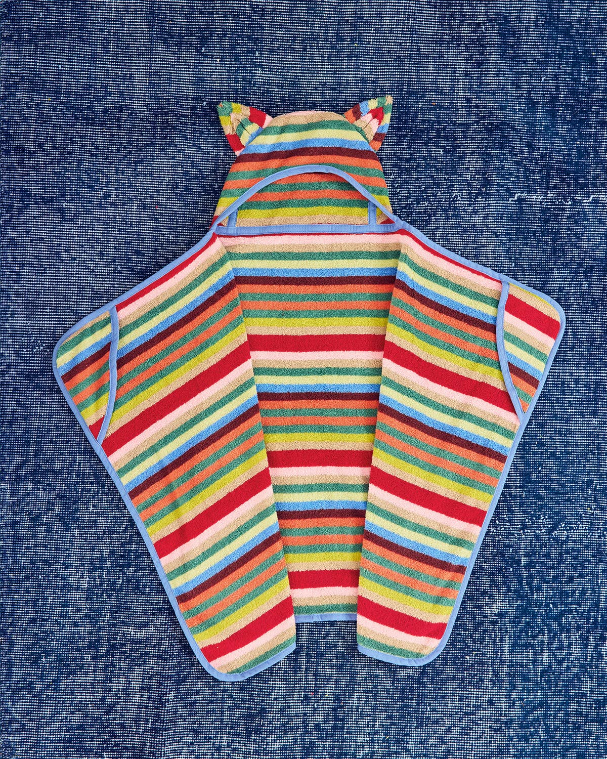 Butterfly Stripe Kids Hooded Towel: Baby