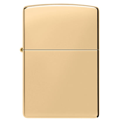 Zippo Classic High Polish Brass Windproof Lighter + Gift Kit