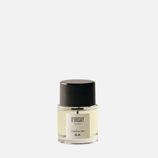 Perfume bottle labeled 'D'Orsay' on a white background