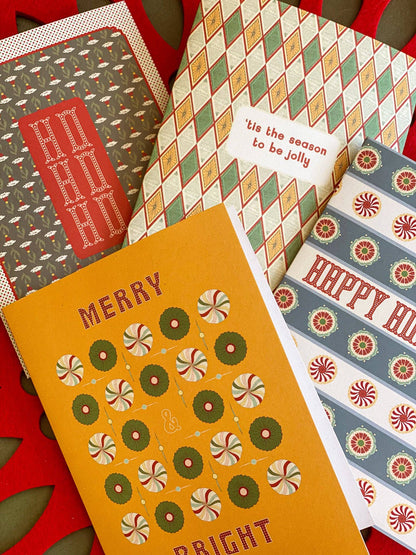 Carnivaliday A2 Holiday Greeting Card: Single