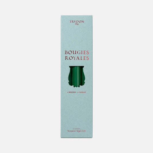 Candle packaging on a light gray background