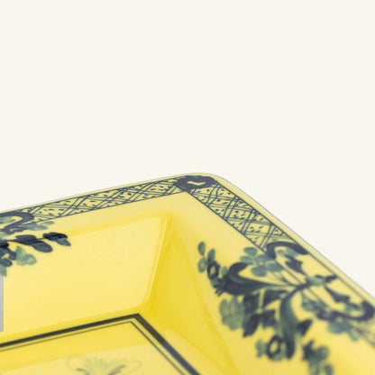 Ginori 1735 Oriente Italiano Small Square Change Tray, Citrino