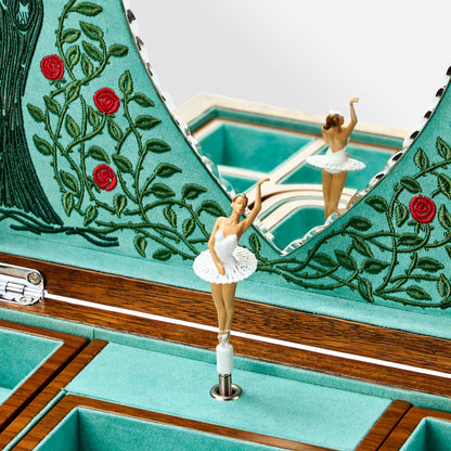 Ballet Musical Jewellery Box – Sleeping Beauty Walnut Wood: Sleeping Beauty Walnut Wood