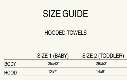 Butterfly Stripe Kids Hooded Towel: Baby