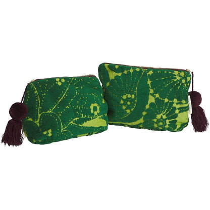 Lucia Terry Pouch - Kelp: Small