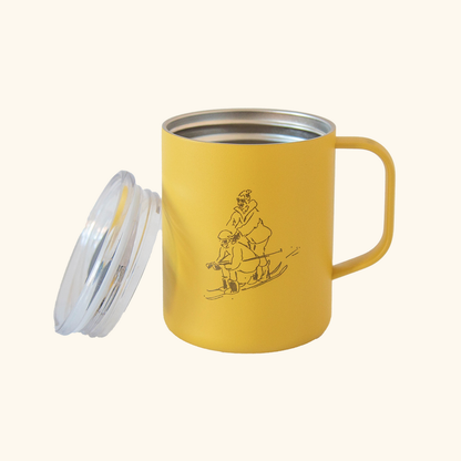 Downhill Duo Mug: 12 oz