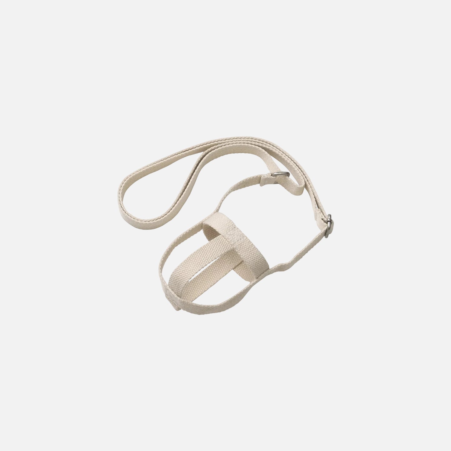 Beige muzzle on a white background