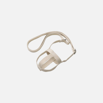 Beige muzzle on a white background