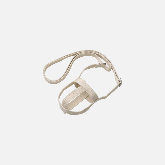 Beige muzzle on a white background