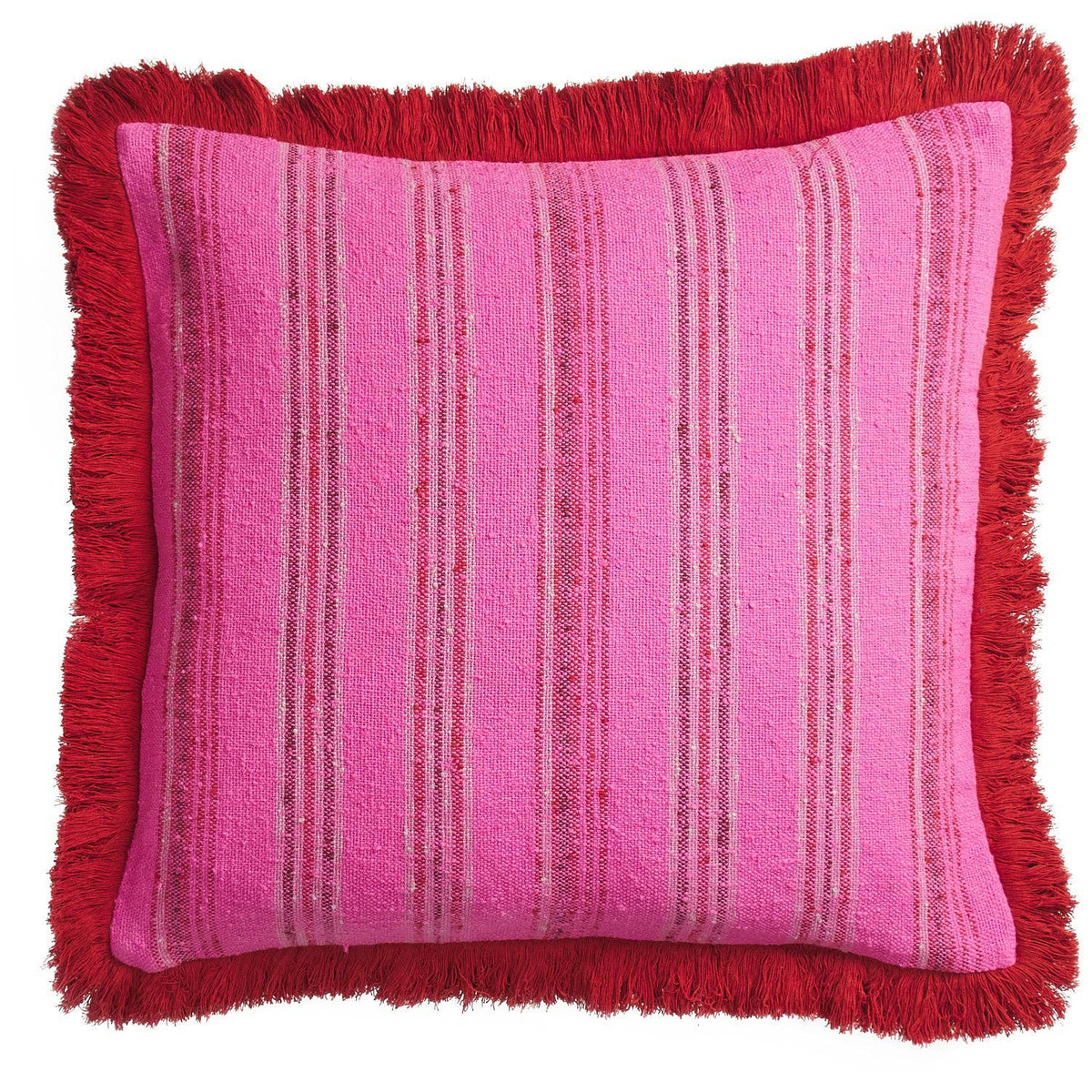 Nicolette Woven Cushion - Pansy: Feather Insert