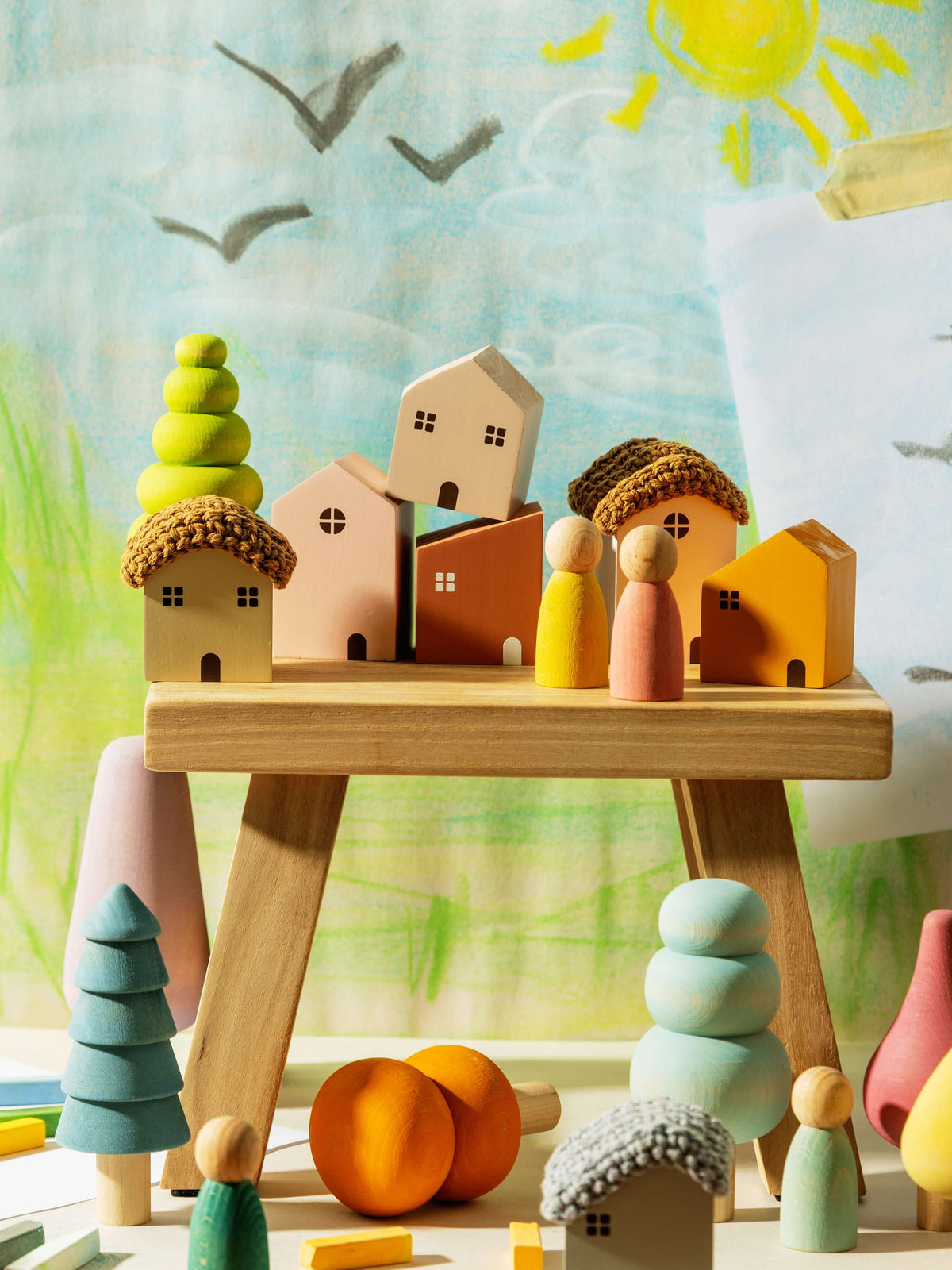 Bergen Building Blocks Pastel