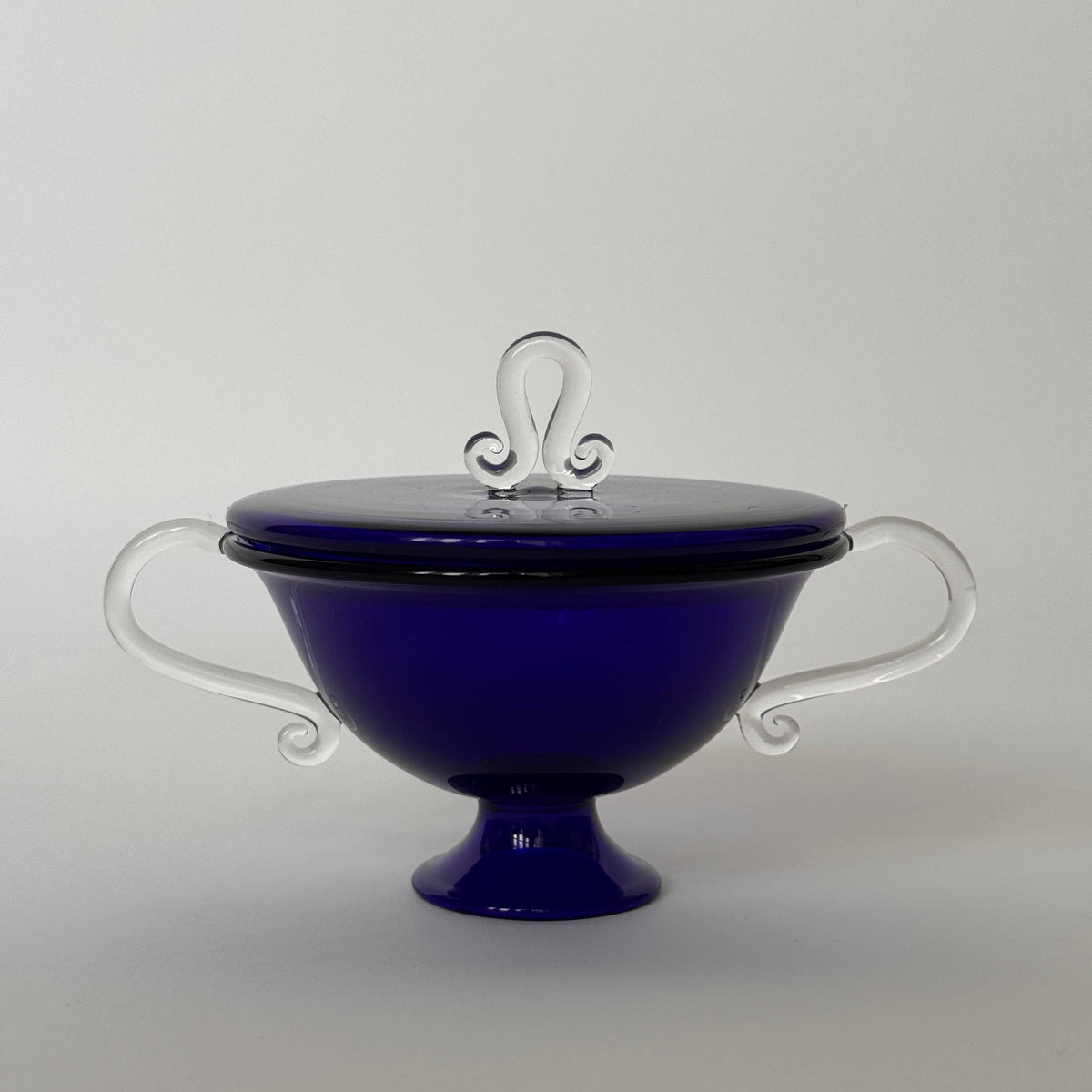 Preserves Jar, Blue/Clear
