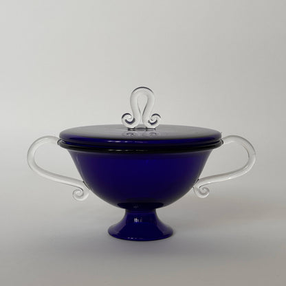 Preserves Jar, Blue/Clear