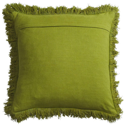 Vivi Appliqué Cushion - Juniper: Feather Insert