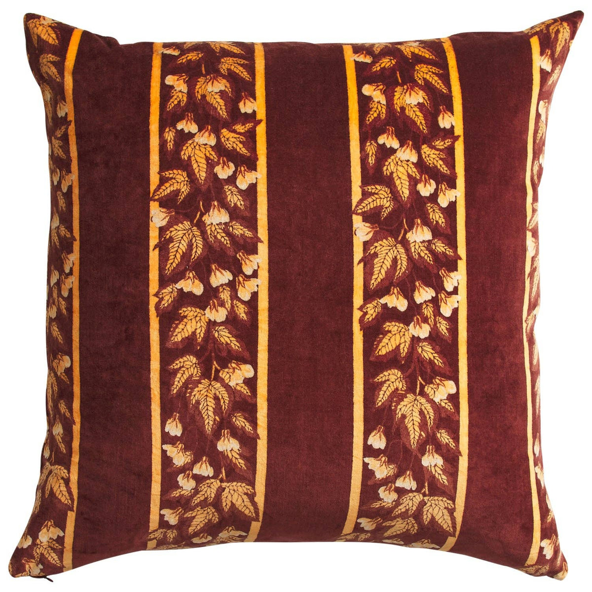 Agata Velvet Cushion - Rosewood: Feather Insert