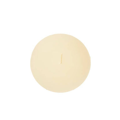 Timber Candle, Melon White: D5 x H15 cm.