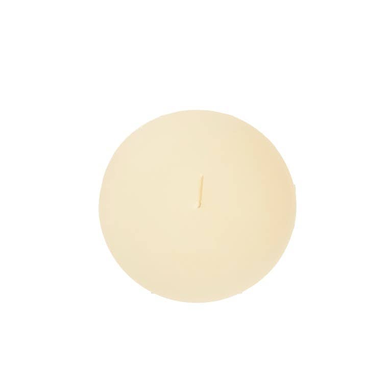 Timber Candle, Melon White: D5 x H10 cm