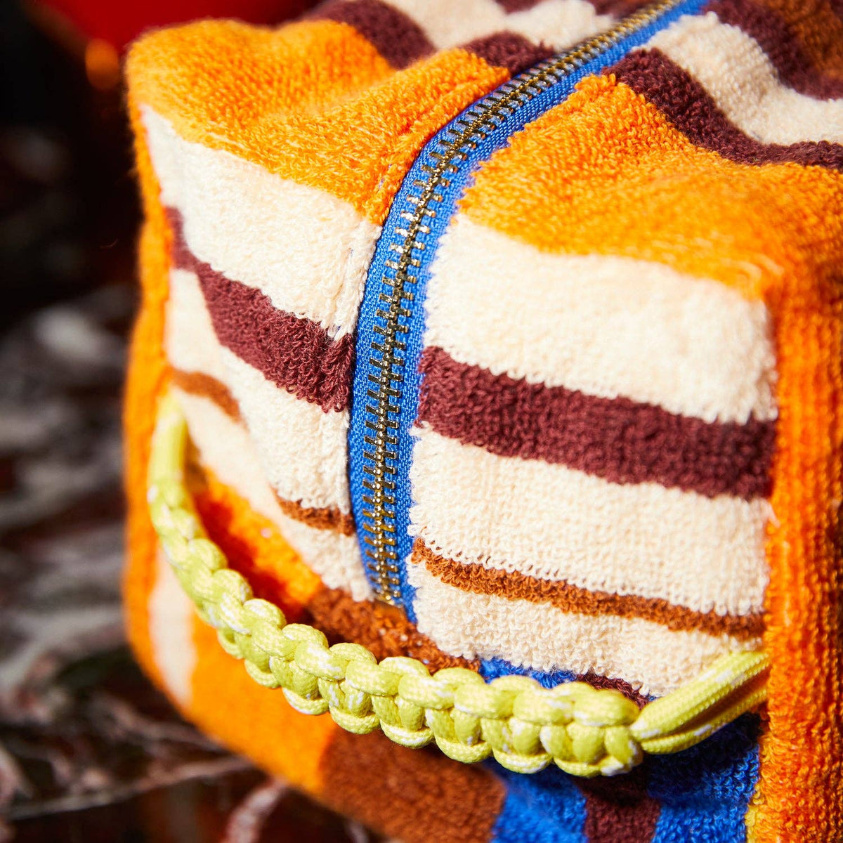 Nicolette Terry Pouch - Russet: Large