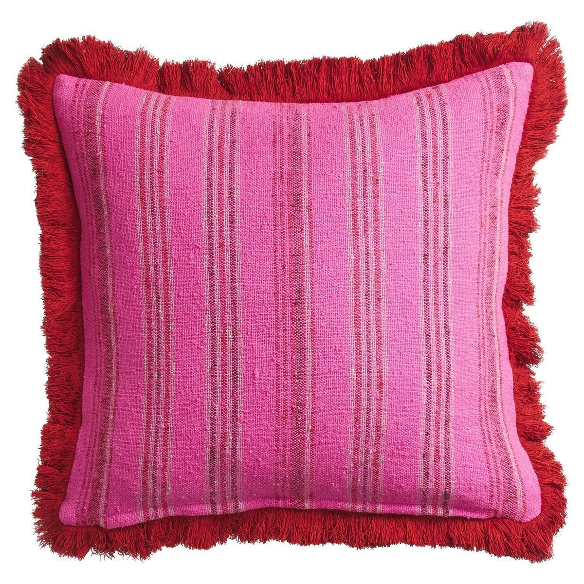 Nicolette Woven Cushion - Pansy: Feather Insert