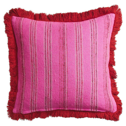 Nicolette Woven Cushion - Pansy: Feather Insert