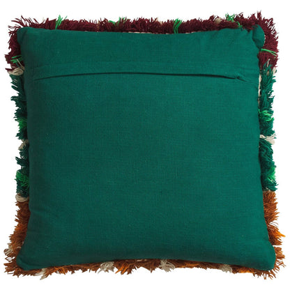 Karina Shag Cushion - Verdant: Feather Insert