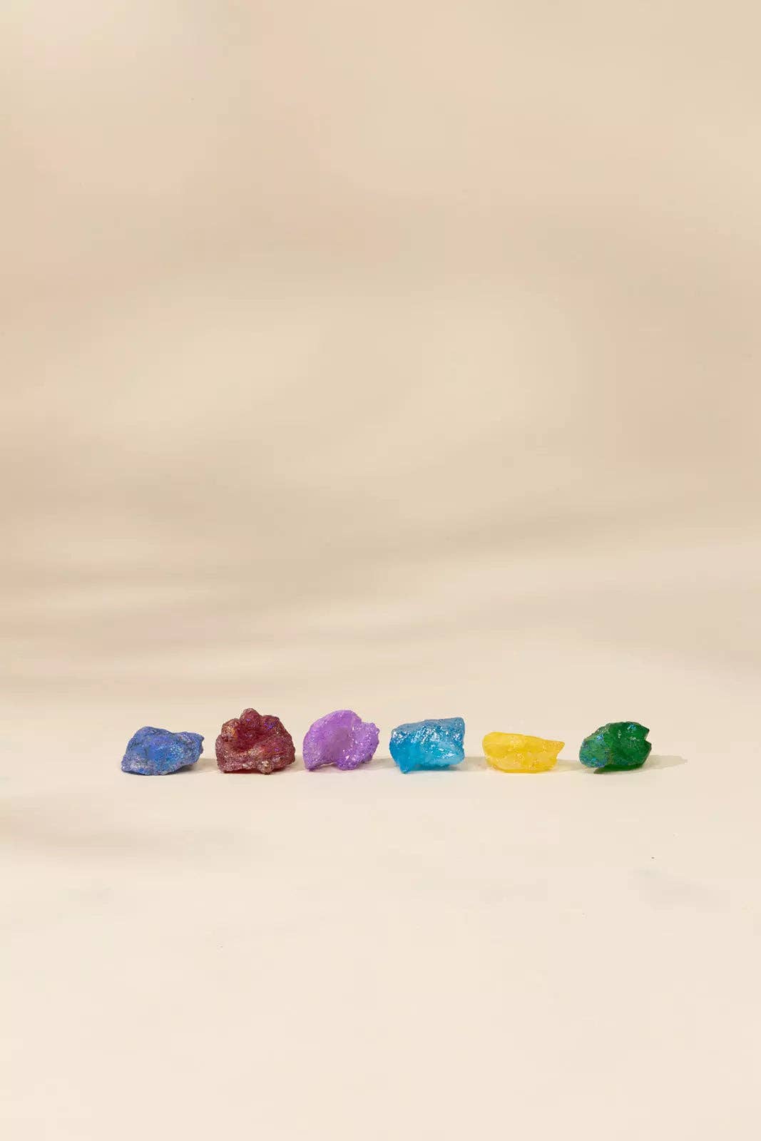 Set of 6 Collectible Minerals - Geodes & Points
