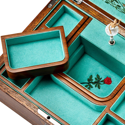 Ballet Musical Jewellery Box – Sleeping Beauty Walnut Wood: Sleeping Beauty Walnut Wood