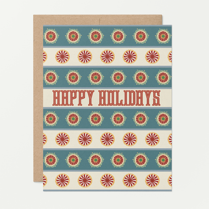Carnivaliday A2 Holiday Greeting Card: Single