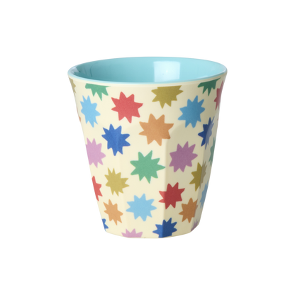 Melamine Kids Cups in Fun Fair Mint Prints - Small - 6 pcs. in Gift Box