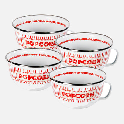 Golden Rabbit Enamelware Set of 4 Showtime Share Mugs