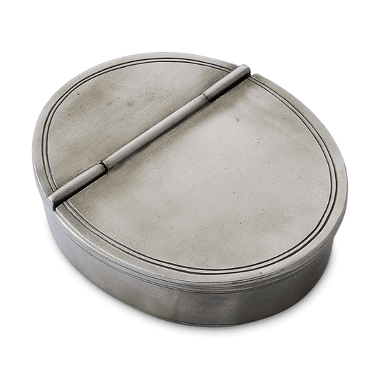 Oval Lidded Cigar Ashtray